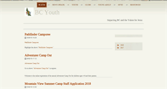 Desktop Screenshot of bcyouth.com